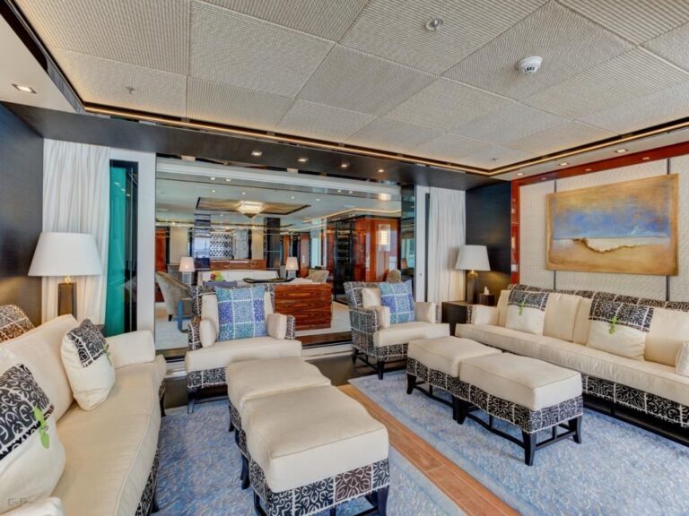 View Inside The Main Saloon From Outside