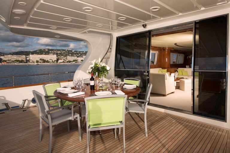 Yacht YLANG YLANG By Falcon Aft Deck