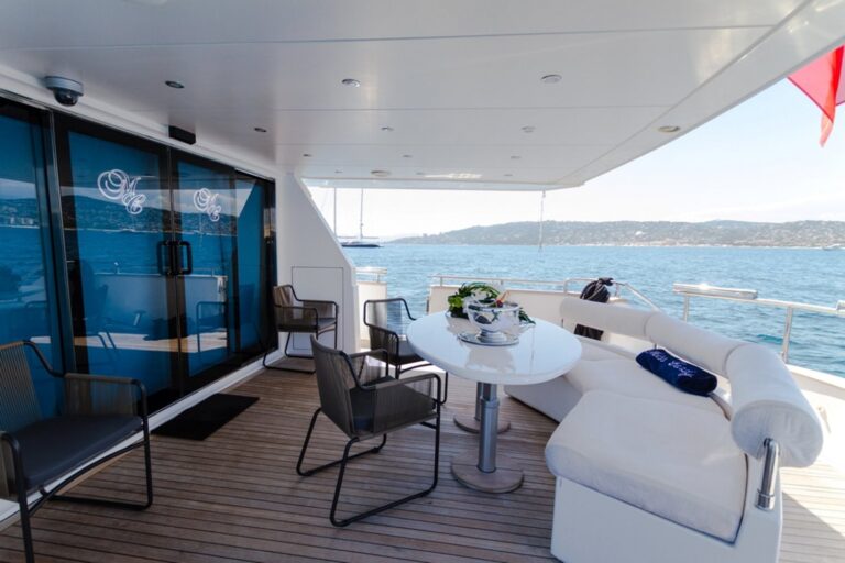 Yacht Miss Candy Aft Deck