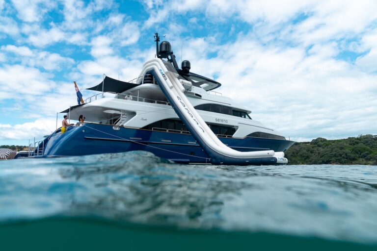 Yacht With A Slide