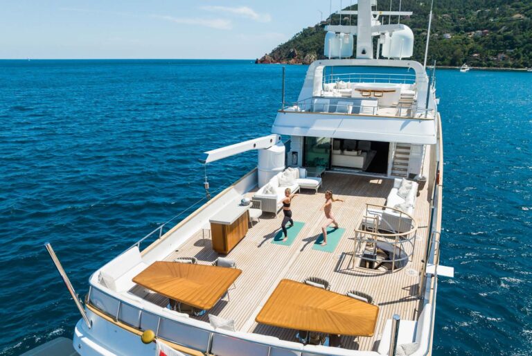 Yoga On The Upper Deck
