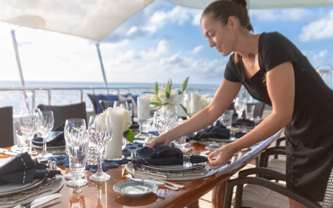 On Board Perfection with the crew of a superyacht