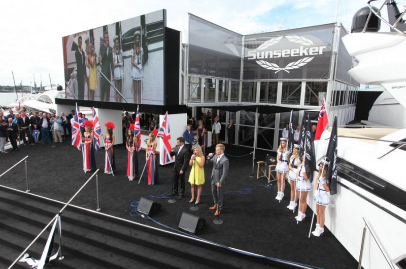 Sunseeker at London Boat Show in 2013