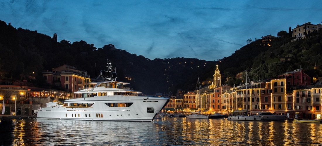 Sanlorenzo Yachts in Portofino, Amalfi, Italy
