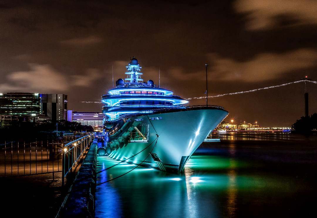 Yacht Ocean Victory in Singapore - by Keir Gravil
