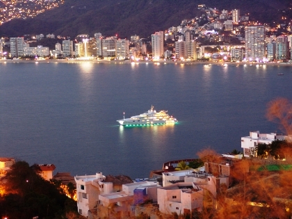 Princess Mariana Aerial Shot at Night Time