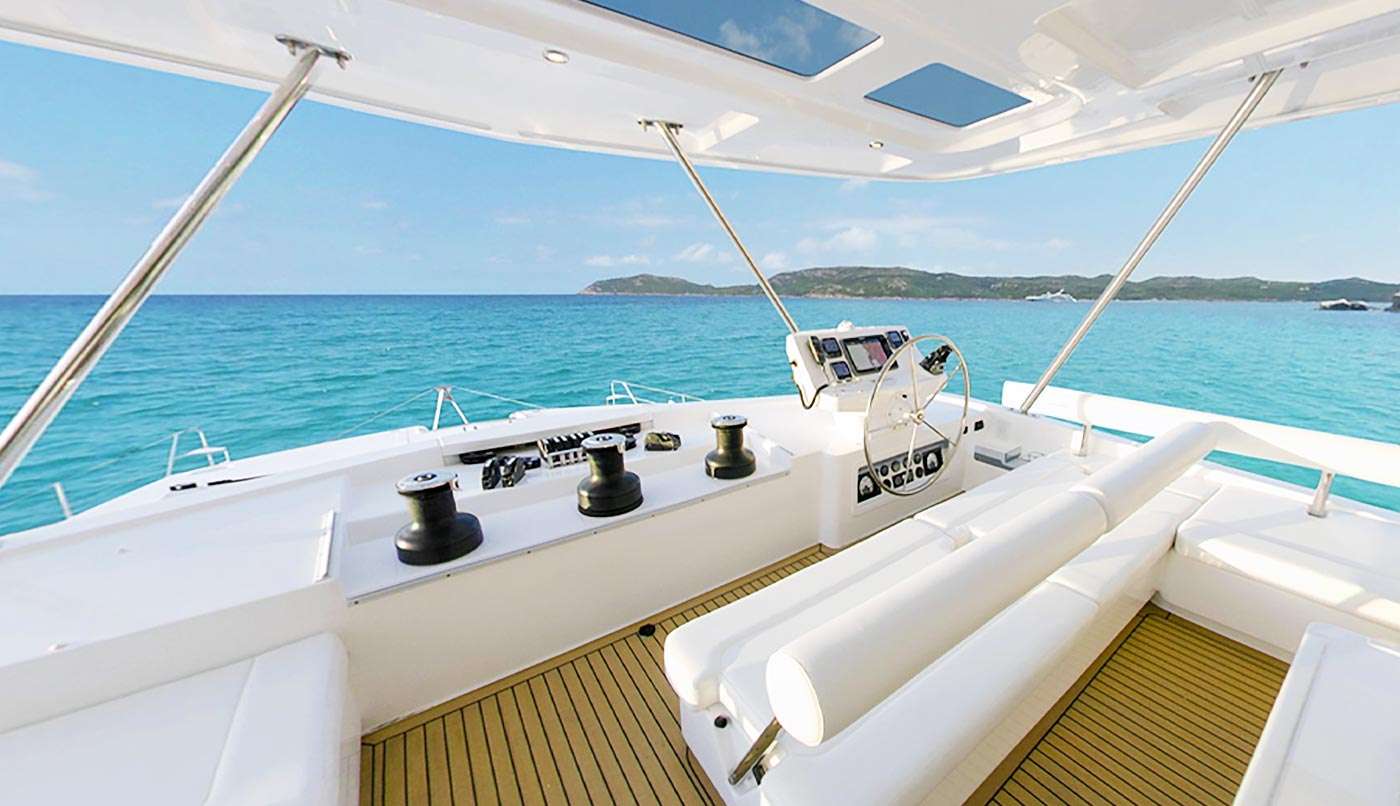 204 Sailing Catamaran RUBY ONE Fly Bridge Helm.jpg
