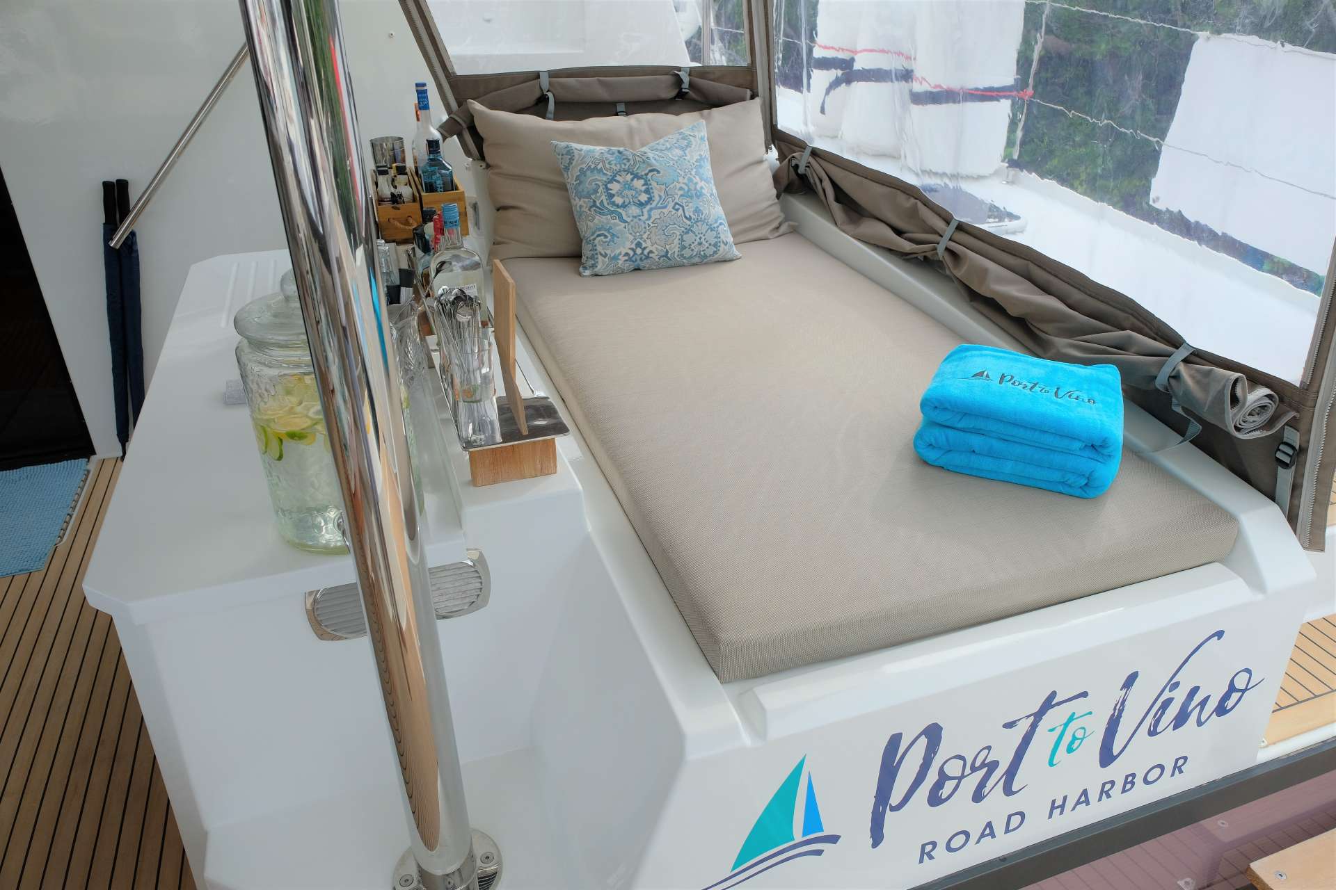 206 Sailing Catamaran PORT TO VINO  Aft Deck Lounge.jpg