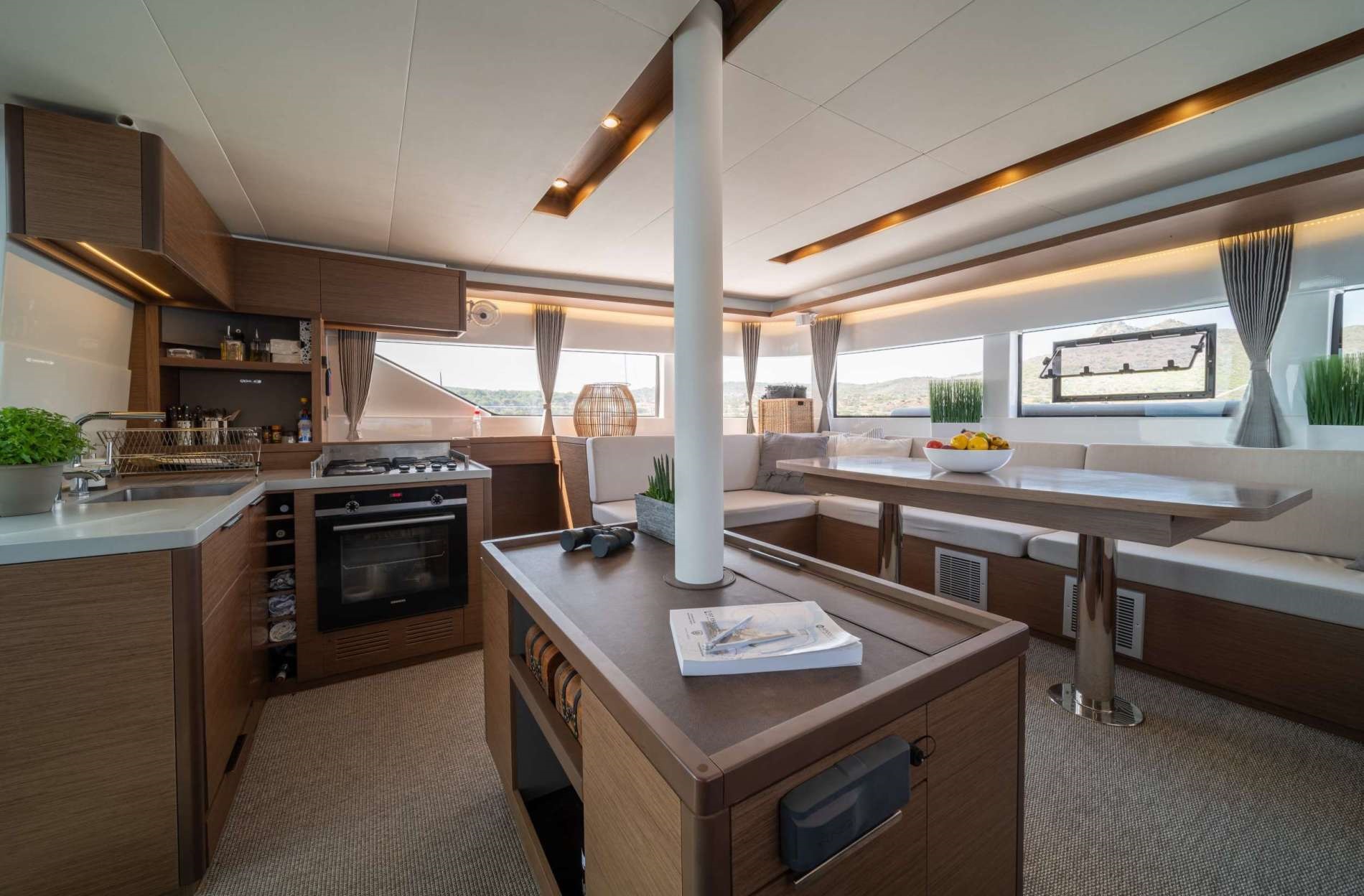 301 Main salon integrated galley and seating.jpg