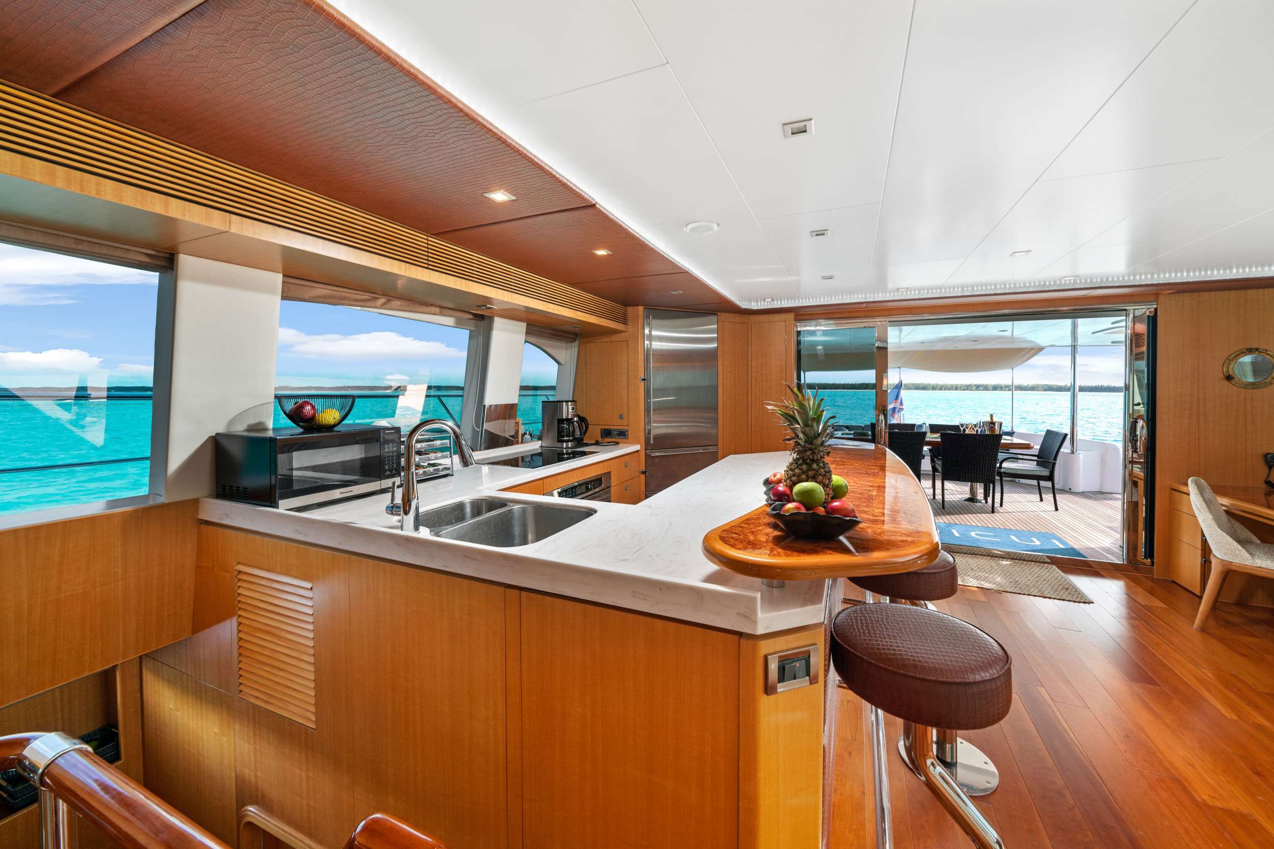 301 Motor Catamaran INDIGO Galley.jpg