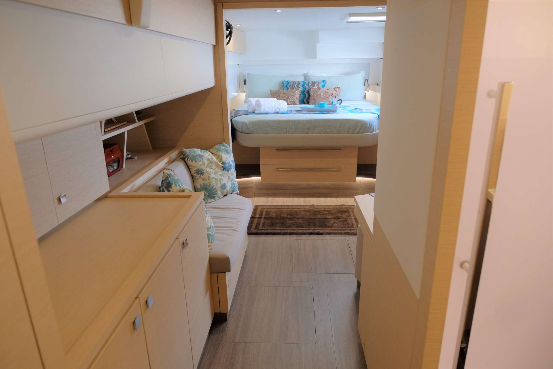 302 Sailing Catamaran PORT TO VINO Master Cabin.jpg