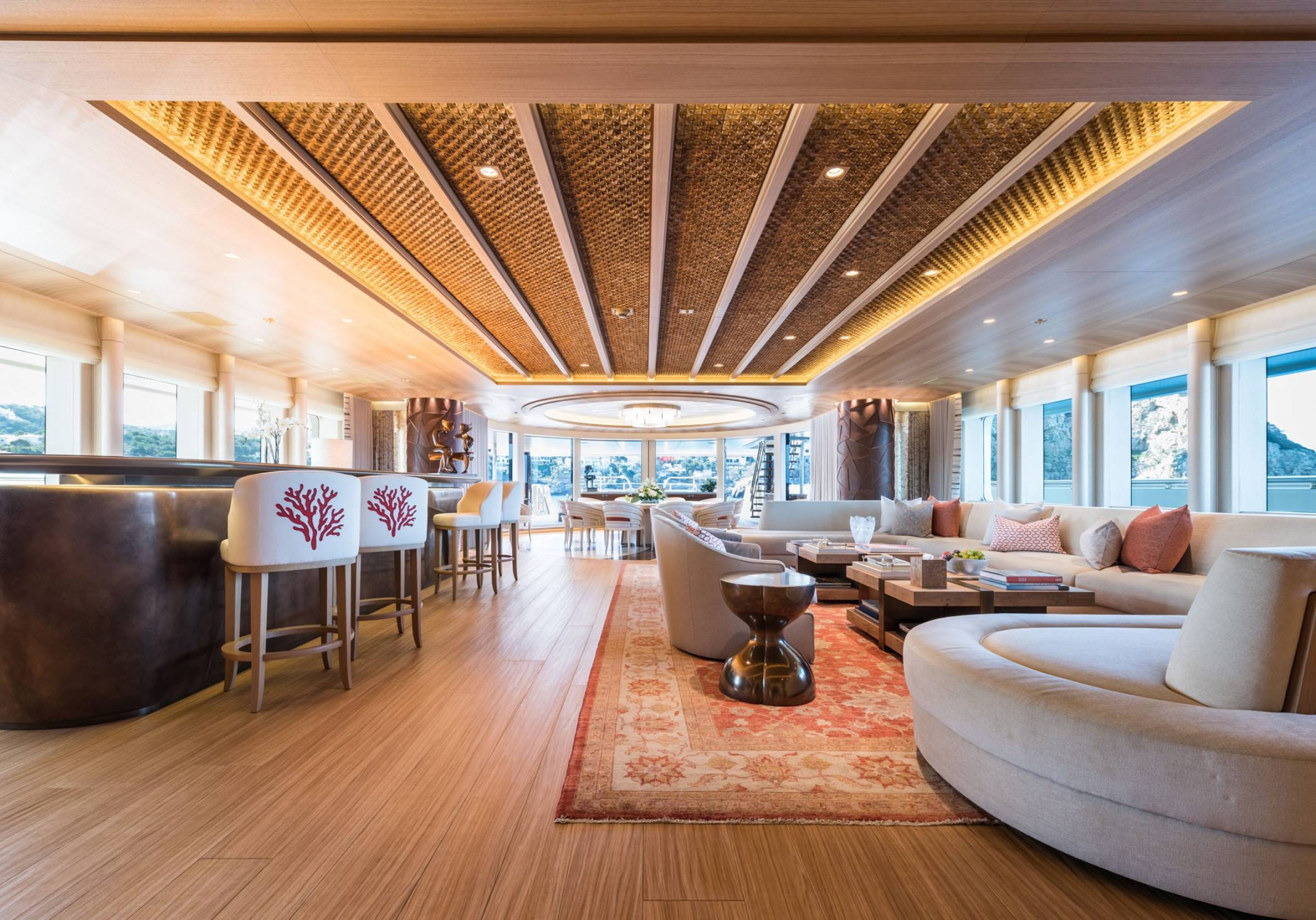 AMELS 199 Limited Edition - interior bar and entertainment.jpg