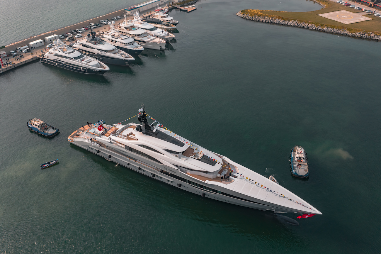Bilgin motor yacht TATIANA aerial view after her launch.jpg
