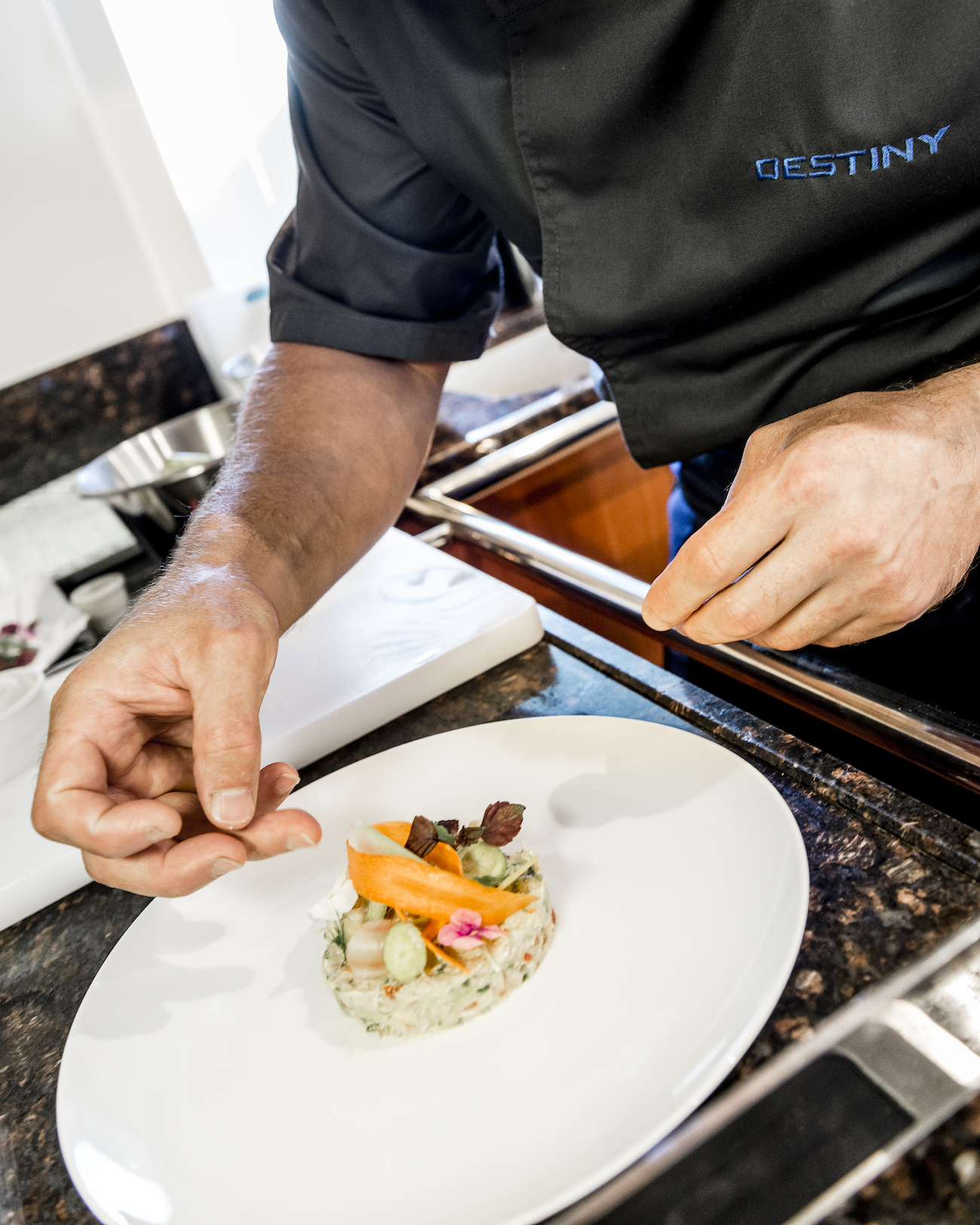 Chef preparing gourmet meal for guests.jpg