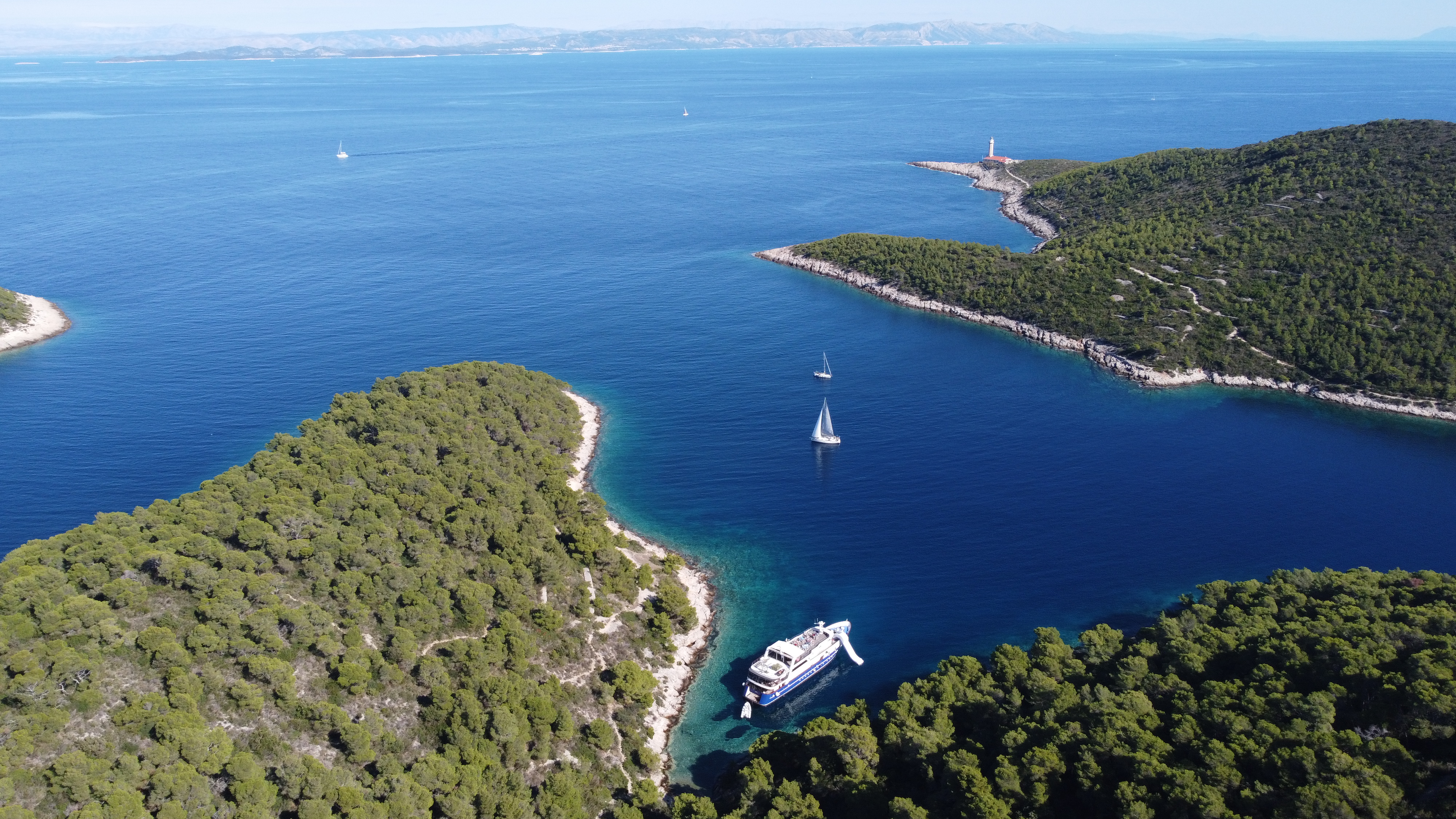 Eastern Mediterranean - Croatia - Yacht in a bay .jpg