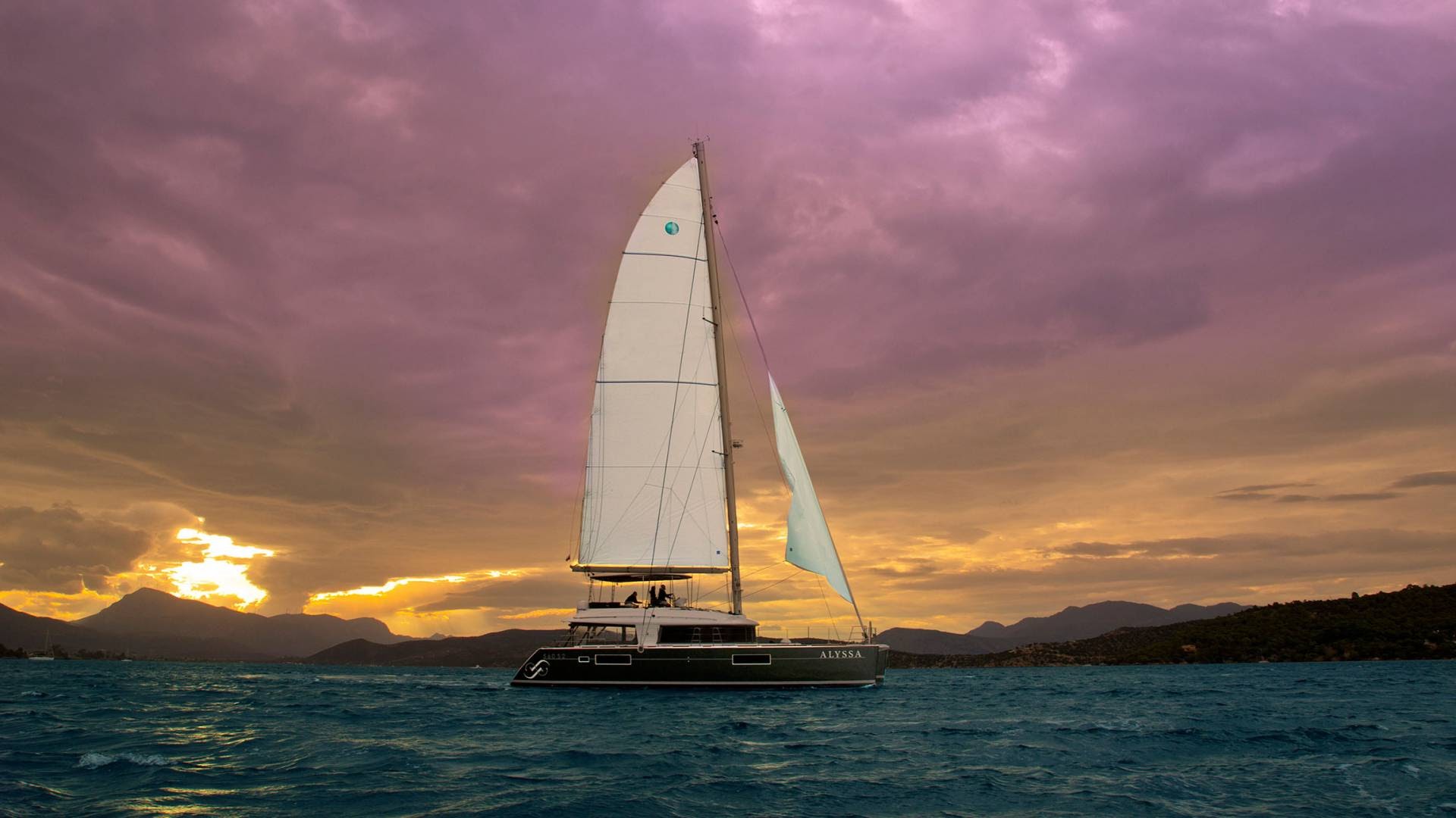 Greek charter yacht ALYSSA at sunset.jpg