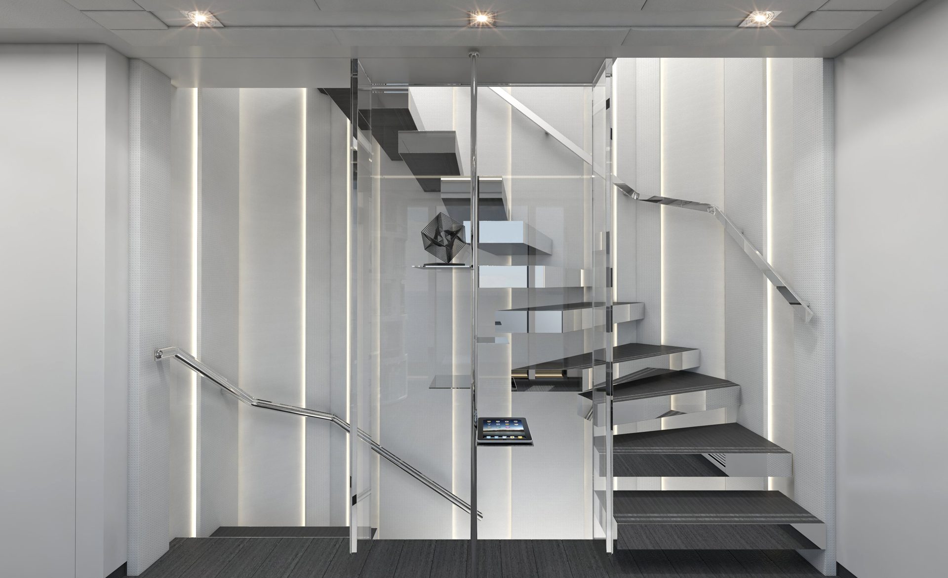 Hessen's 50m Alu FDHF motor yacht - interior stairway.jpg