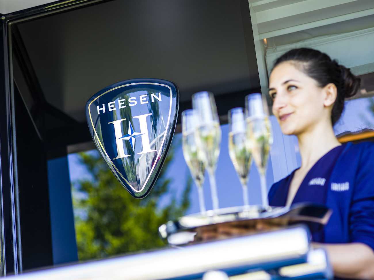 Luxury service during IRISHA's Christening at Heesen Yachts .jpg