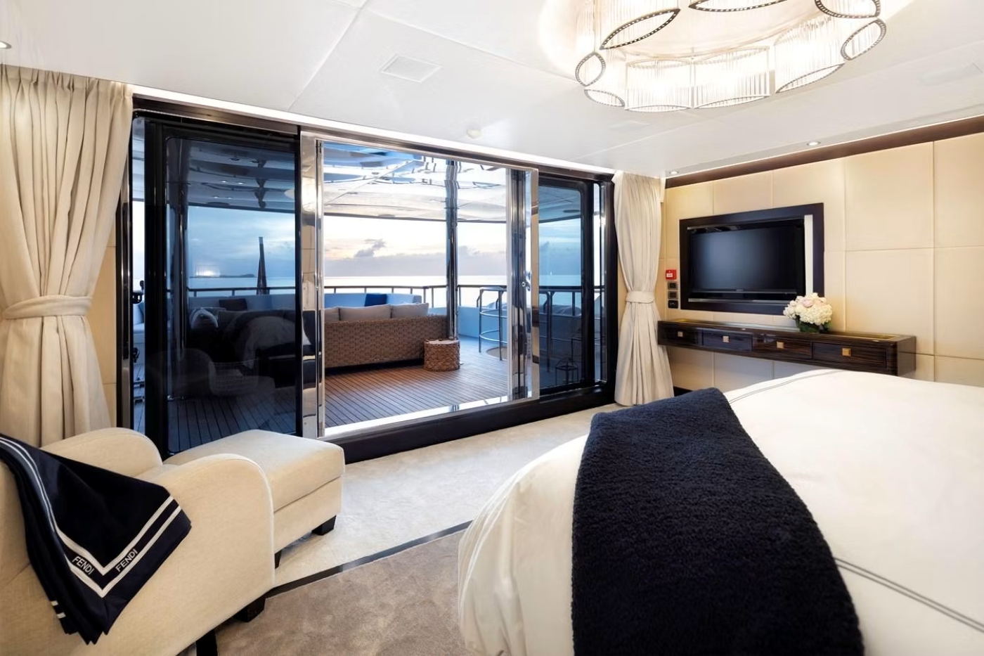 Master stateroom with entertainment area.jpg