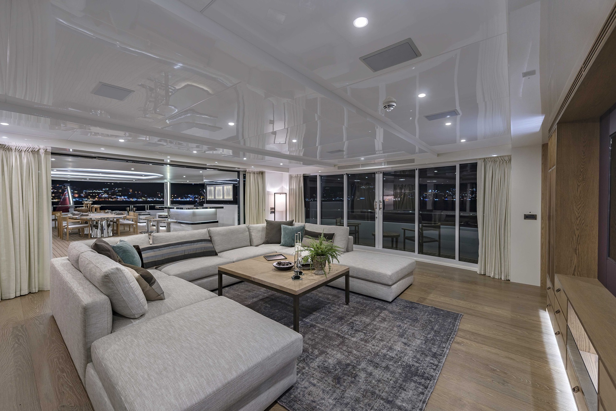 Motor Yacht LIQUID SKY by CMB Yachts - looking out onto the aft deck.jpg