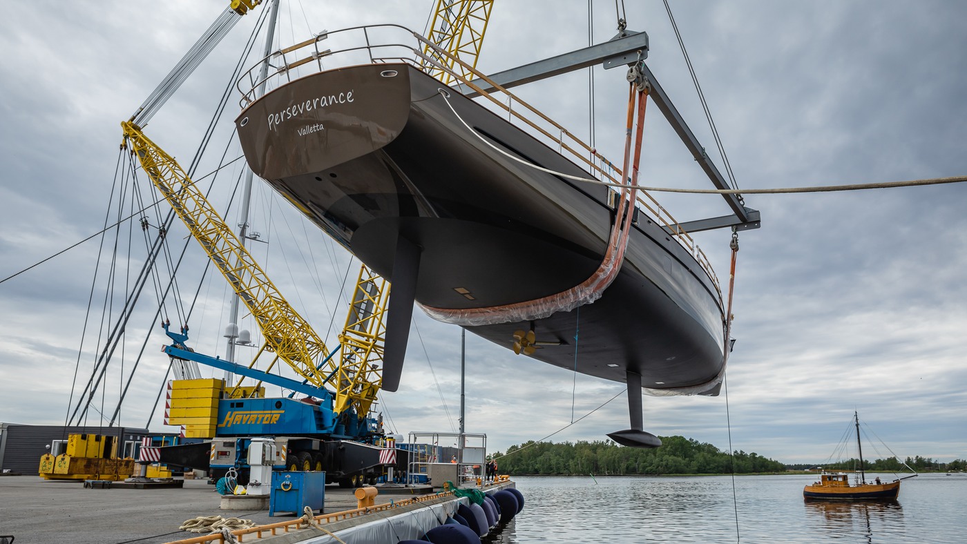 Perseverance I yacht launched by Baltic Yachts.jpg