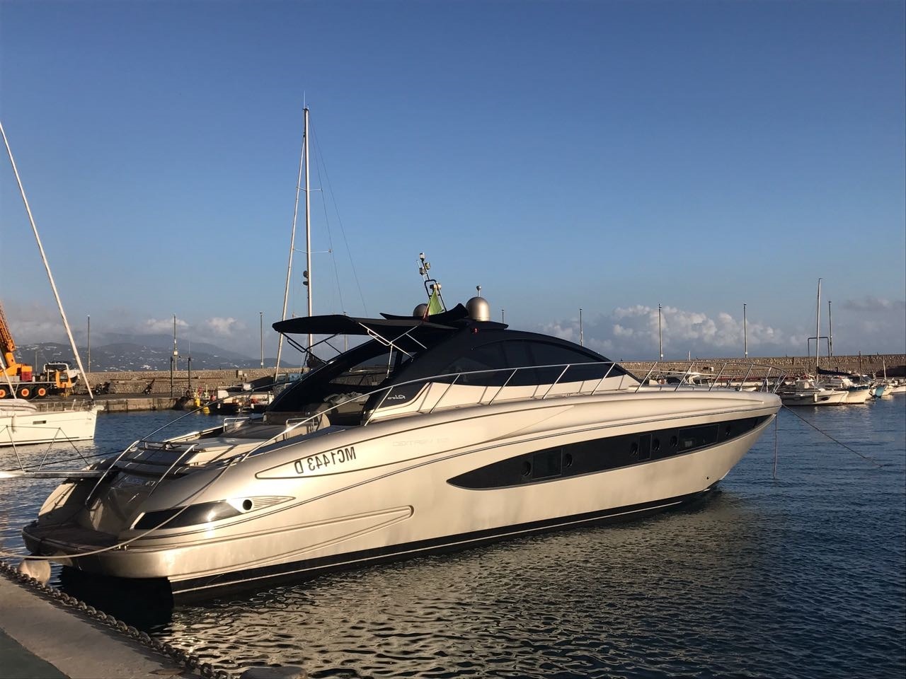 Riva motor yacht DIABOLIK - Moored.jpg