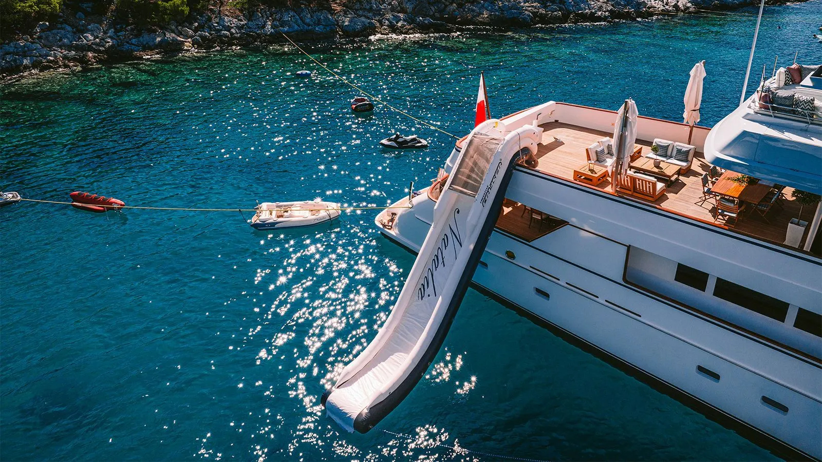 Waterslide off the yacht .jpg