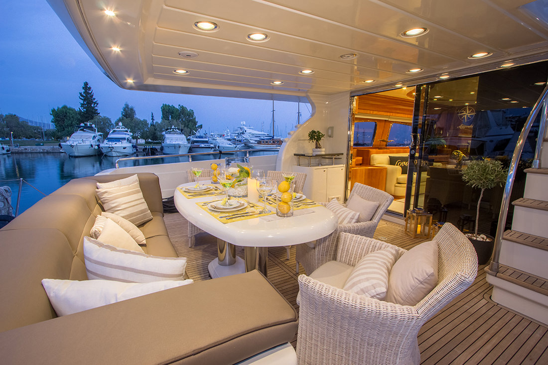 aft deck dining set up in the evening.jpg