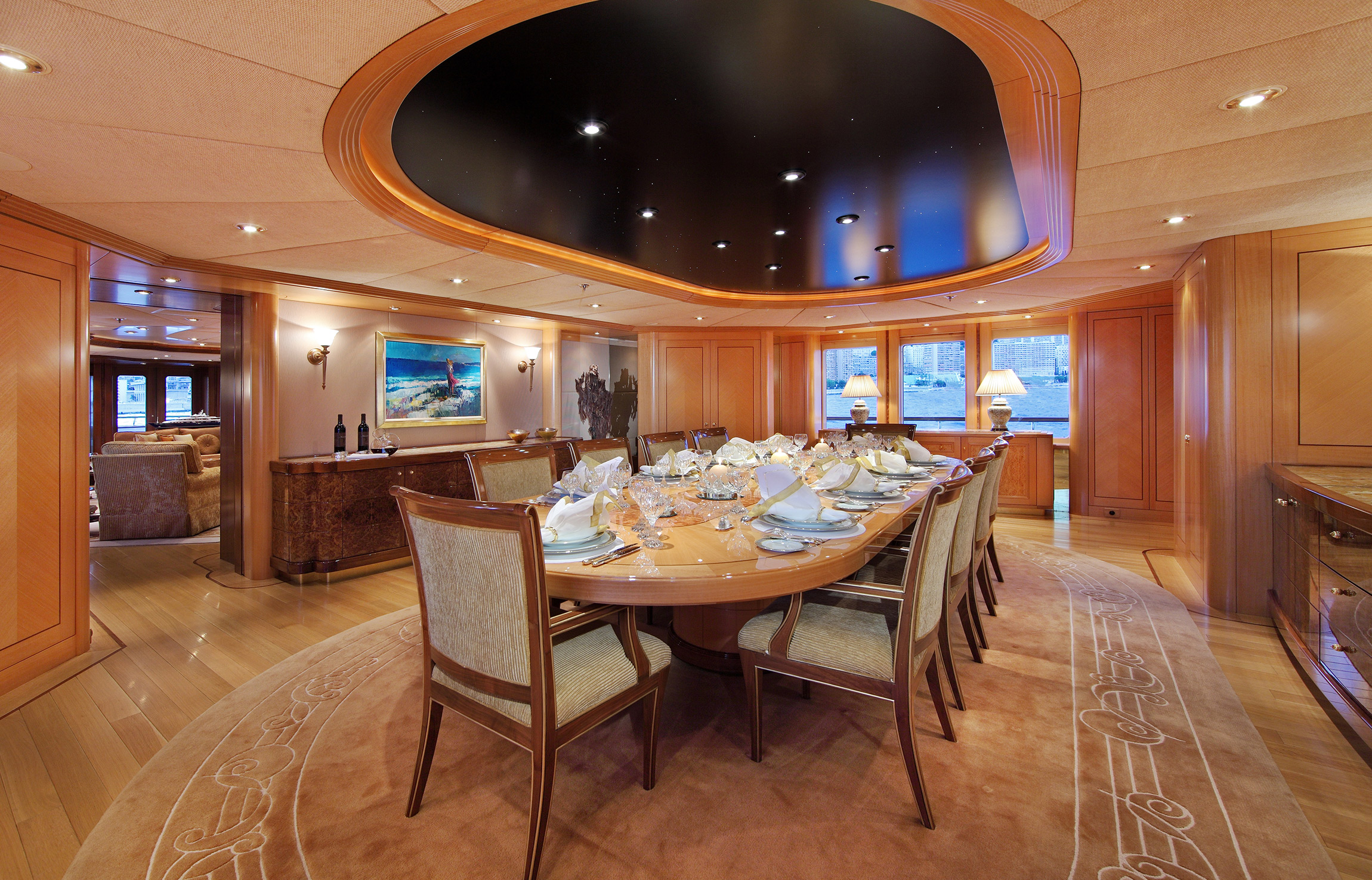 formal dining area on the main deck.jpg