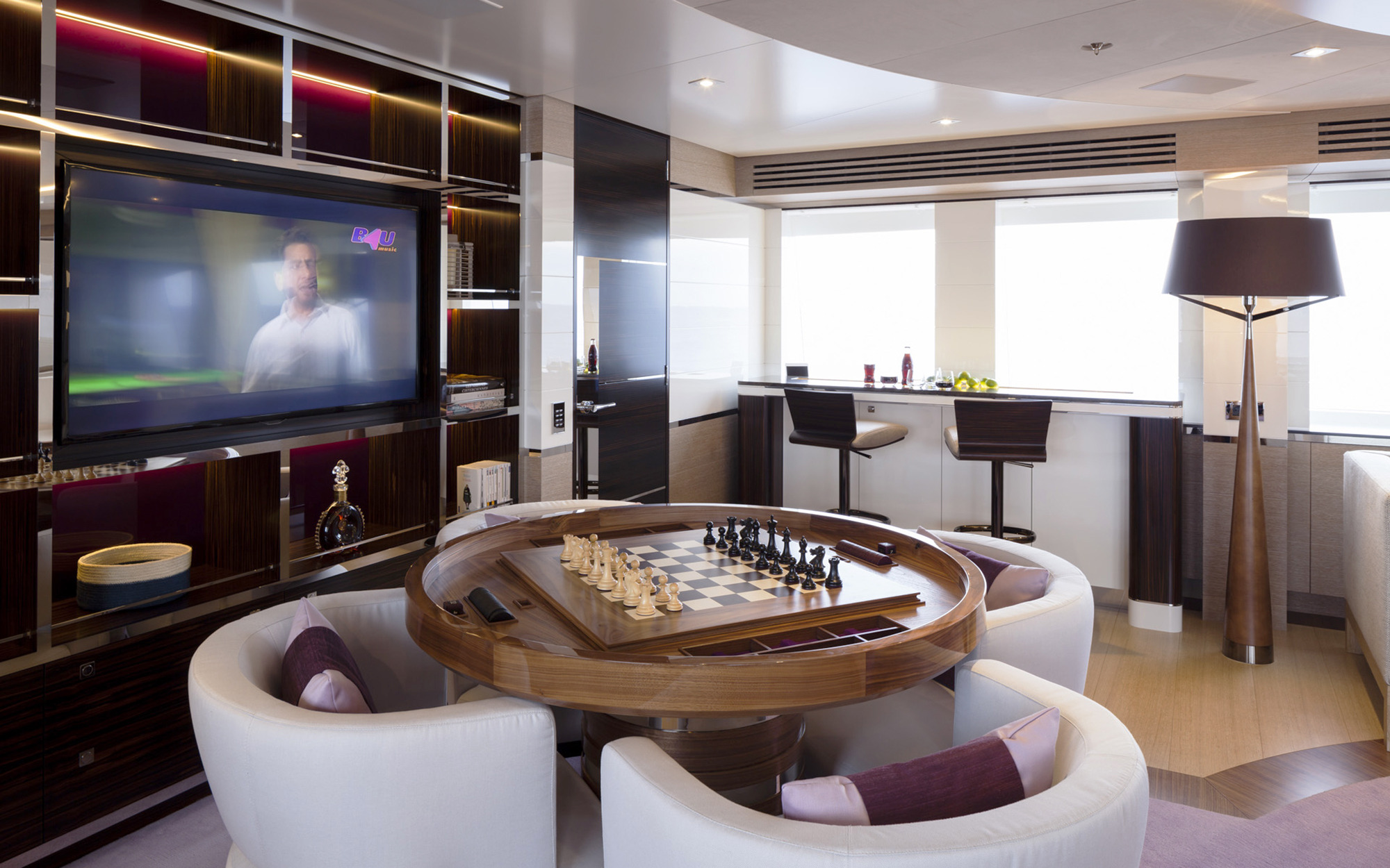 games table in the upper deck saloon.jpg