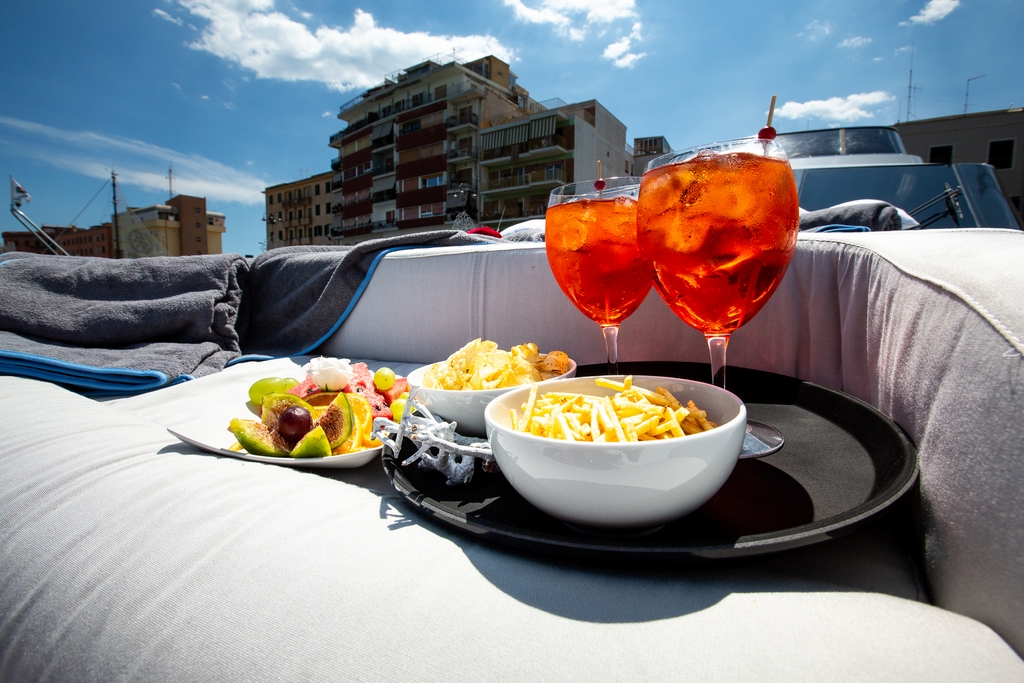 light refreshments on board of the yacht.jpg