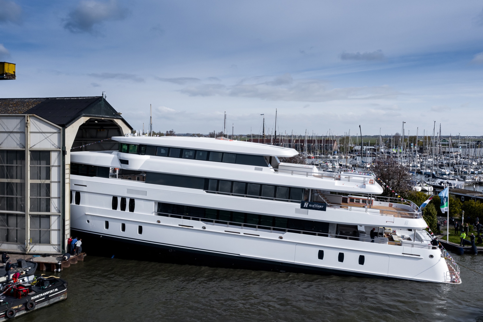 luxury yacht TOP FIVE II at launch.jpg