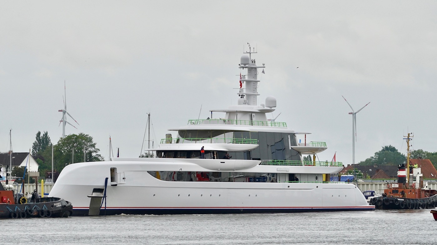 mega yacht of 80 metres launched by Abeking & Rasmussen - Photo © DrDuu.jpg