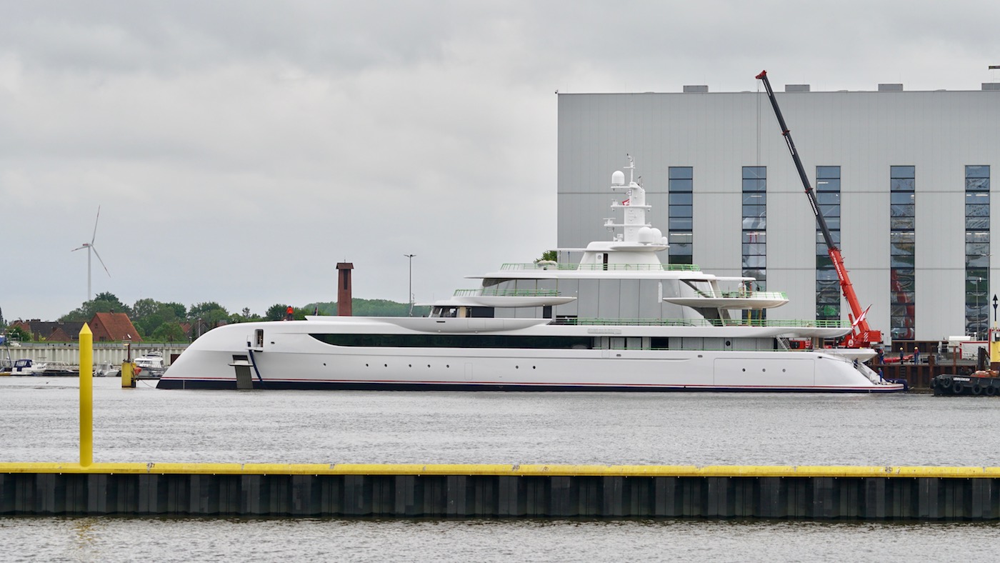 mega yacht of 80 metres launched by Abeking and Rasmussen - Photo © DrDuu.jpg