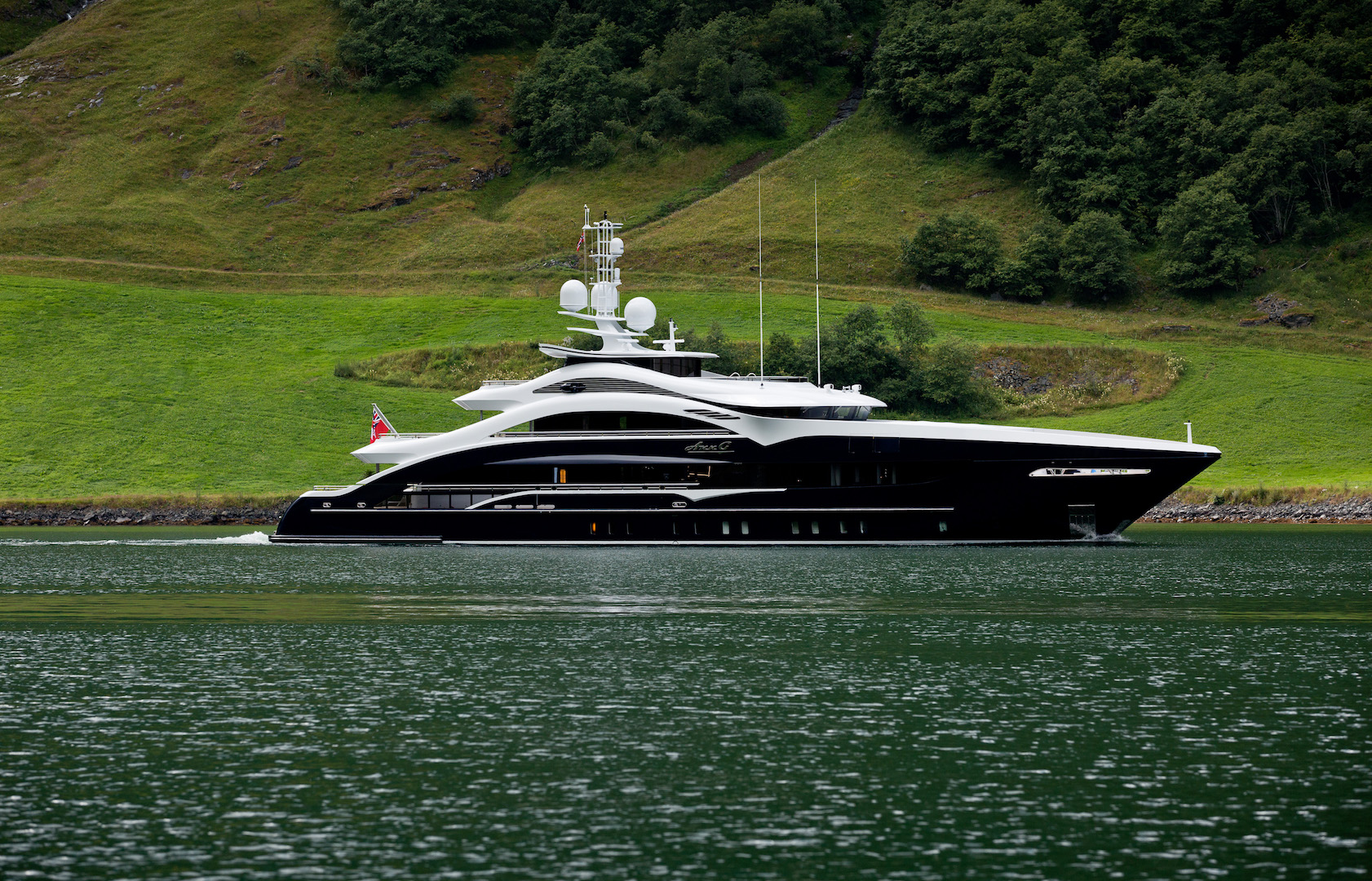 motor yacht Ann G cruising in Norway. Photo courtesy Jeff Brownjpg.jpg