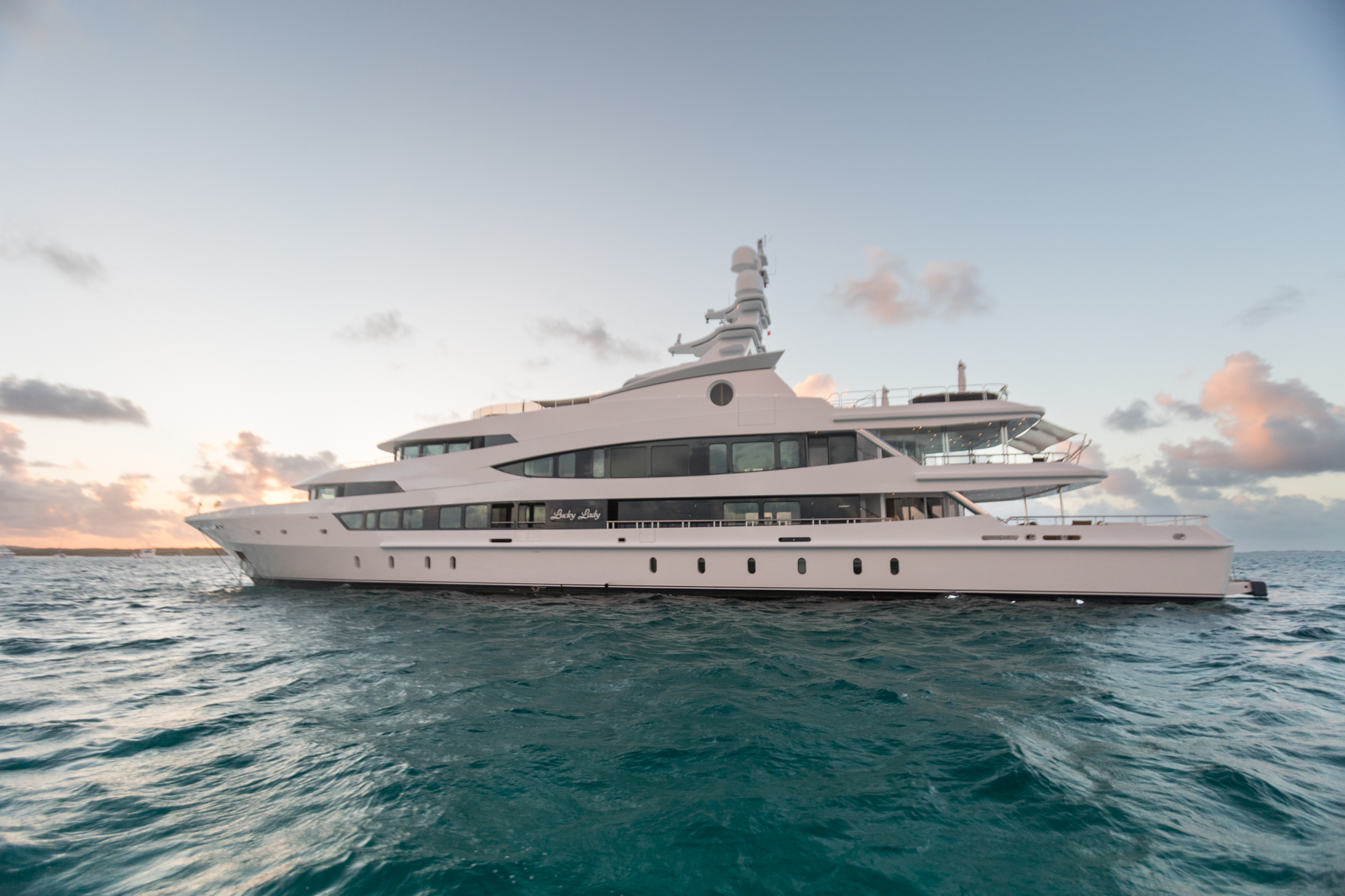 profile of the yacht Lucky Lady- Photo © Quin BISSET.jpg