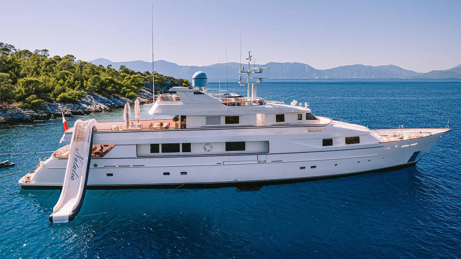 superyacht NATALIA V with a slide .jpg