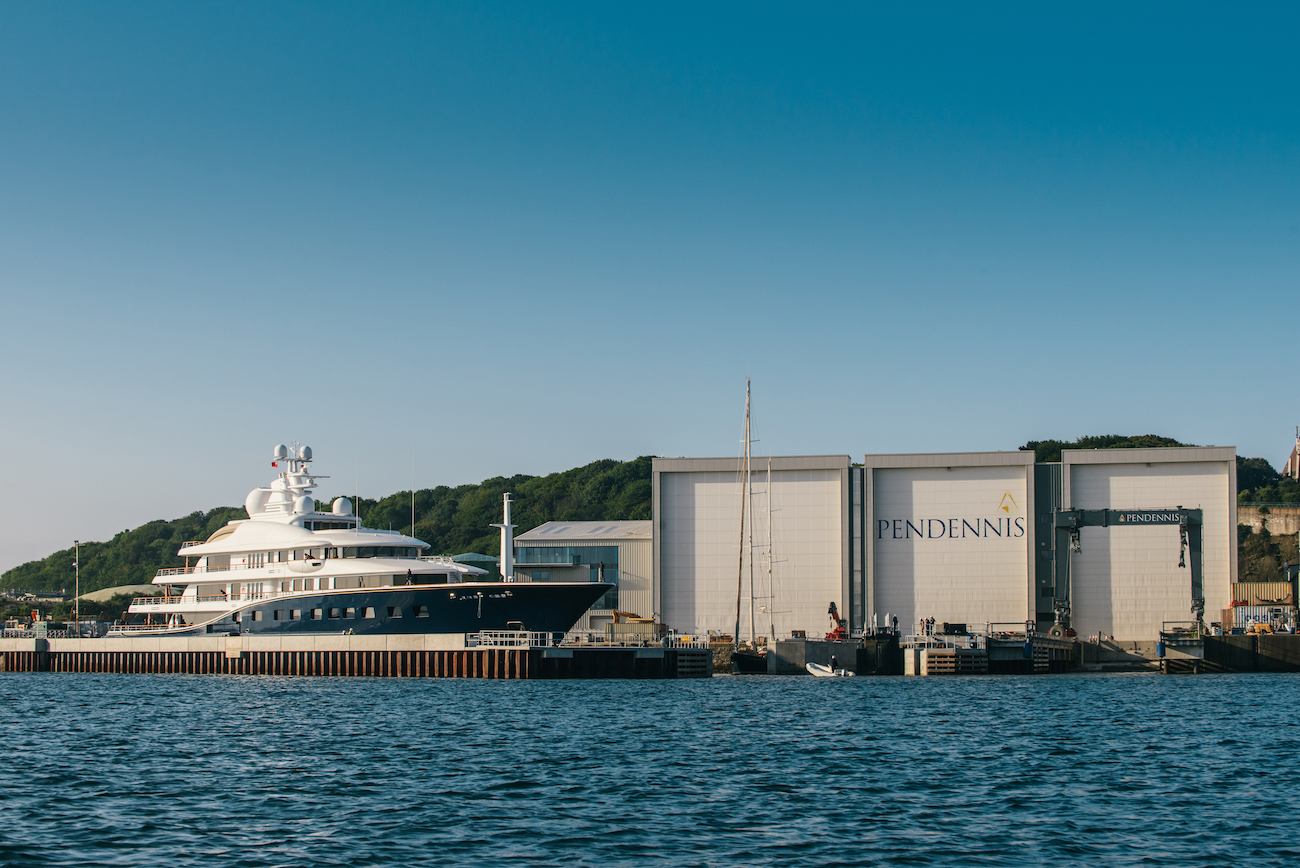 the 86m at Pendennis Shipyard Facilities 2016.jpg
