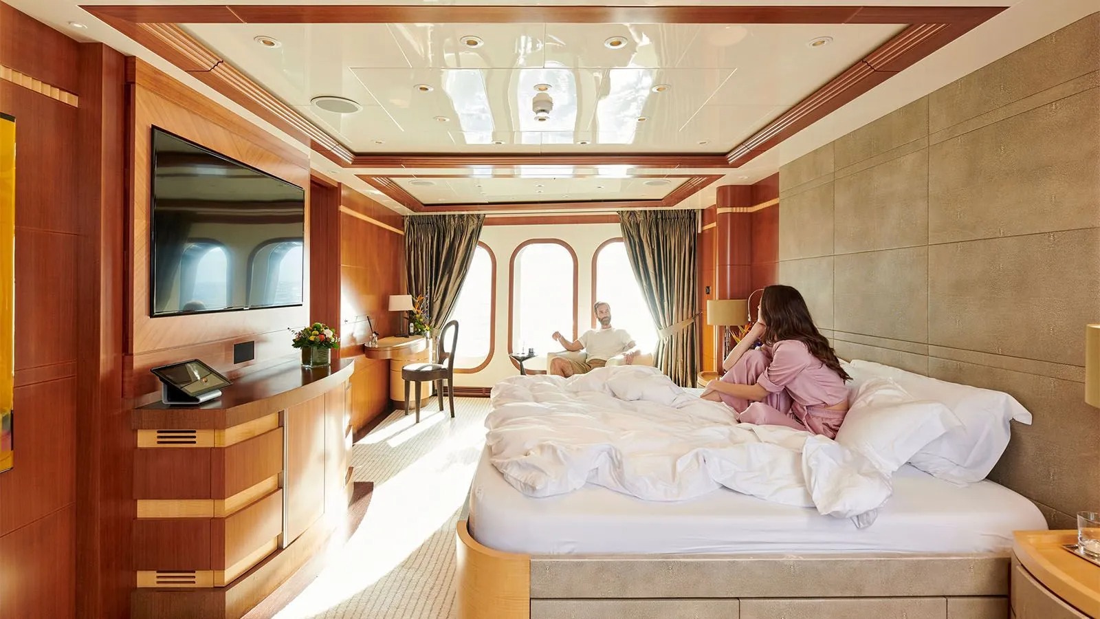 Relaxing in the master cabin.jpg