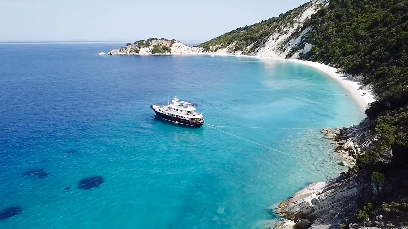 Enjoy the beautiful secluded beaches aboard your private charter yacht in the Eastern Mediterranean .jpg