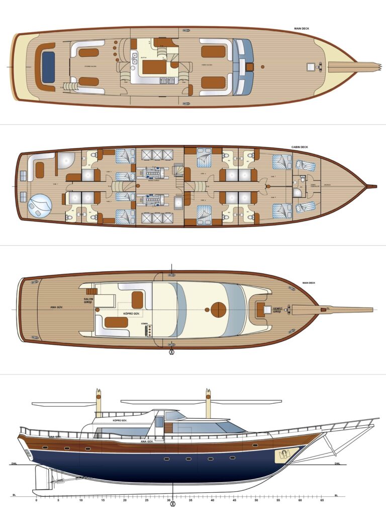 Esma Sultan Yacht Layout