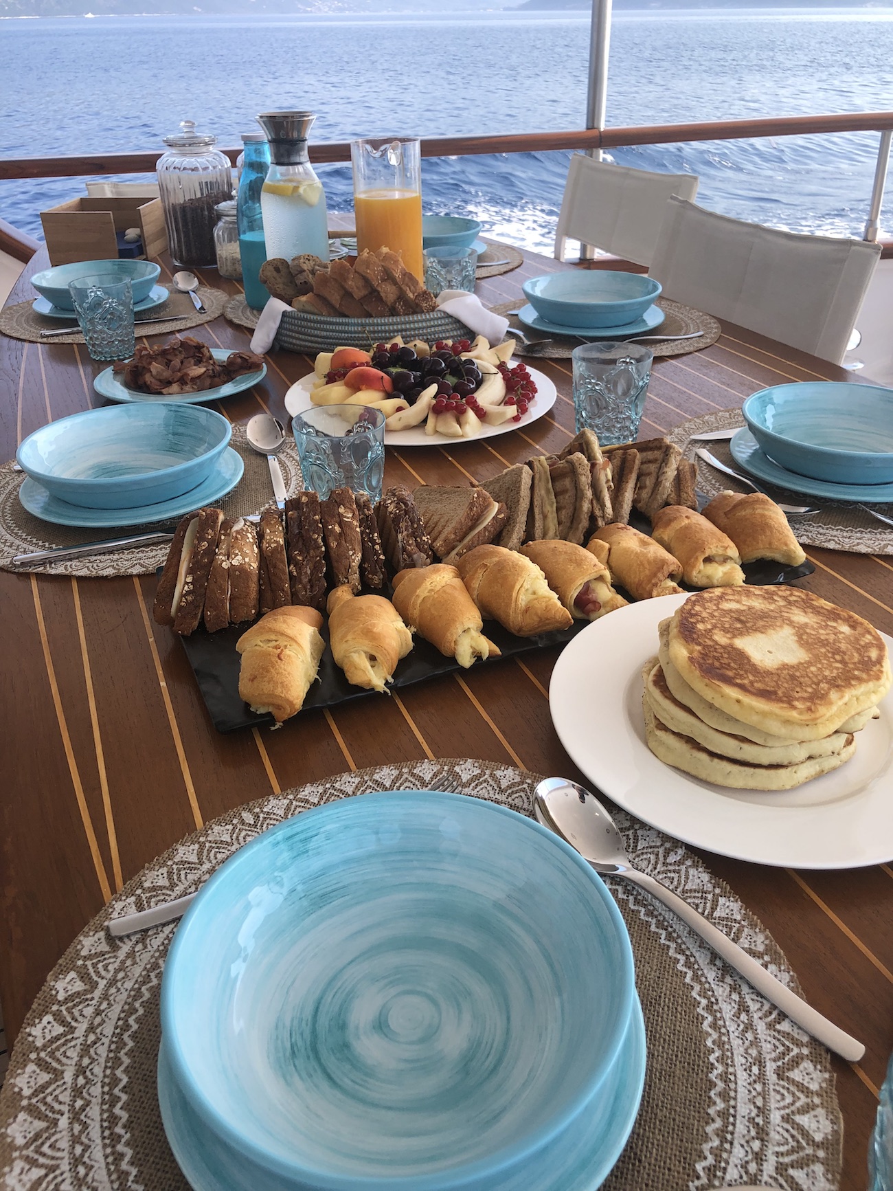 Fabulous al fresco breakfast in the morning.jpg