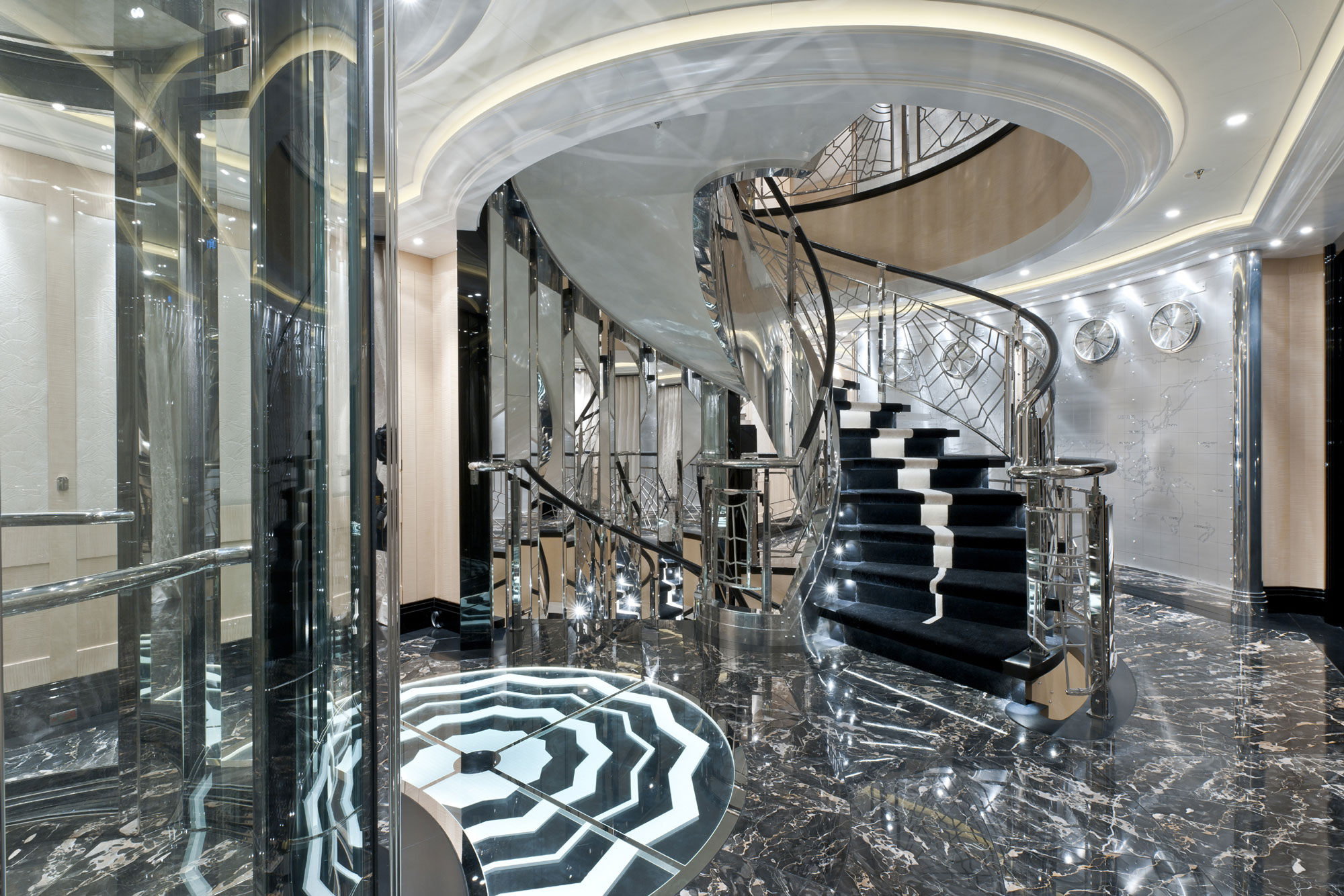 Interior hallway with stairwell - Klaus Jordan .jpg