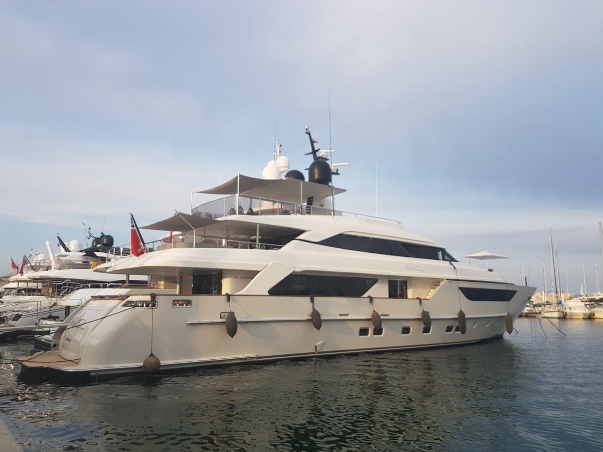 San Lorenzo yacht AWOL -  Docked.jpg