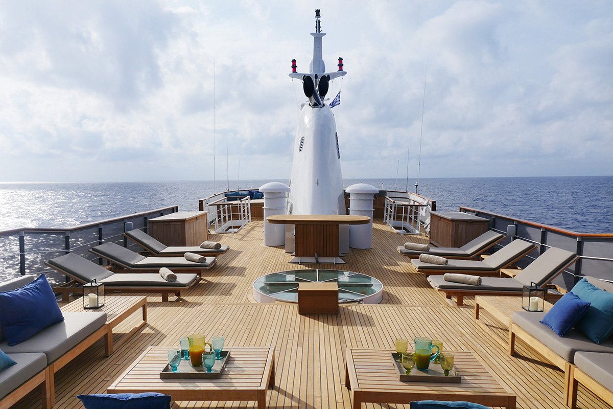 Sunbathing in style aboard MENORCA  - Photo credit Mare e Terra.jpg