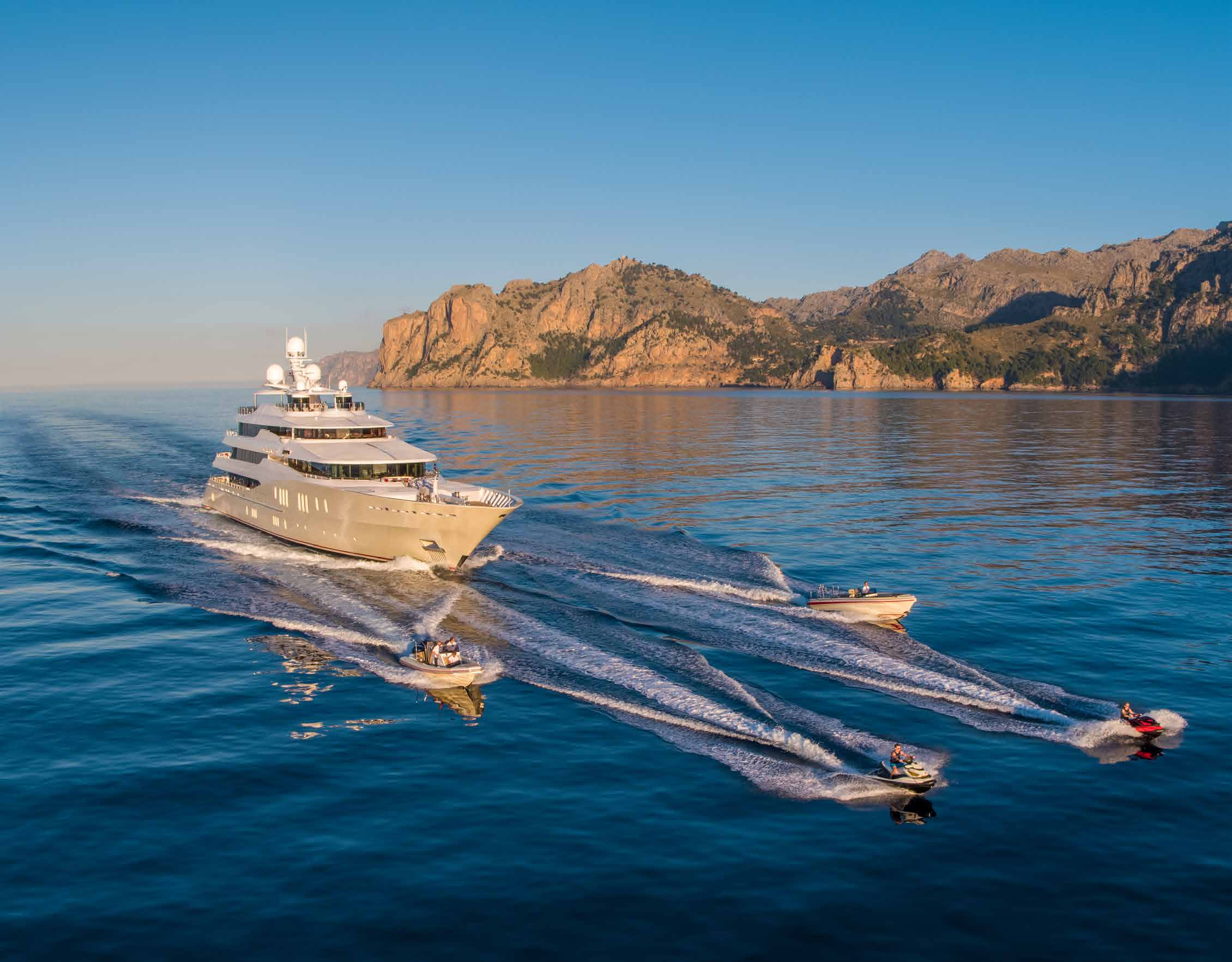 Superyacht Eminence With Water Toys