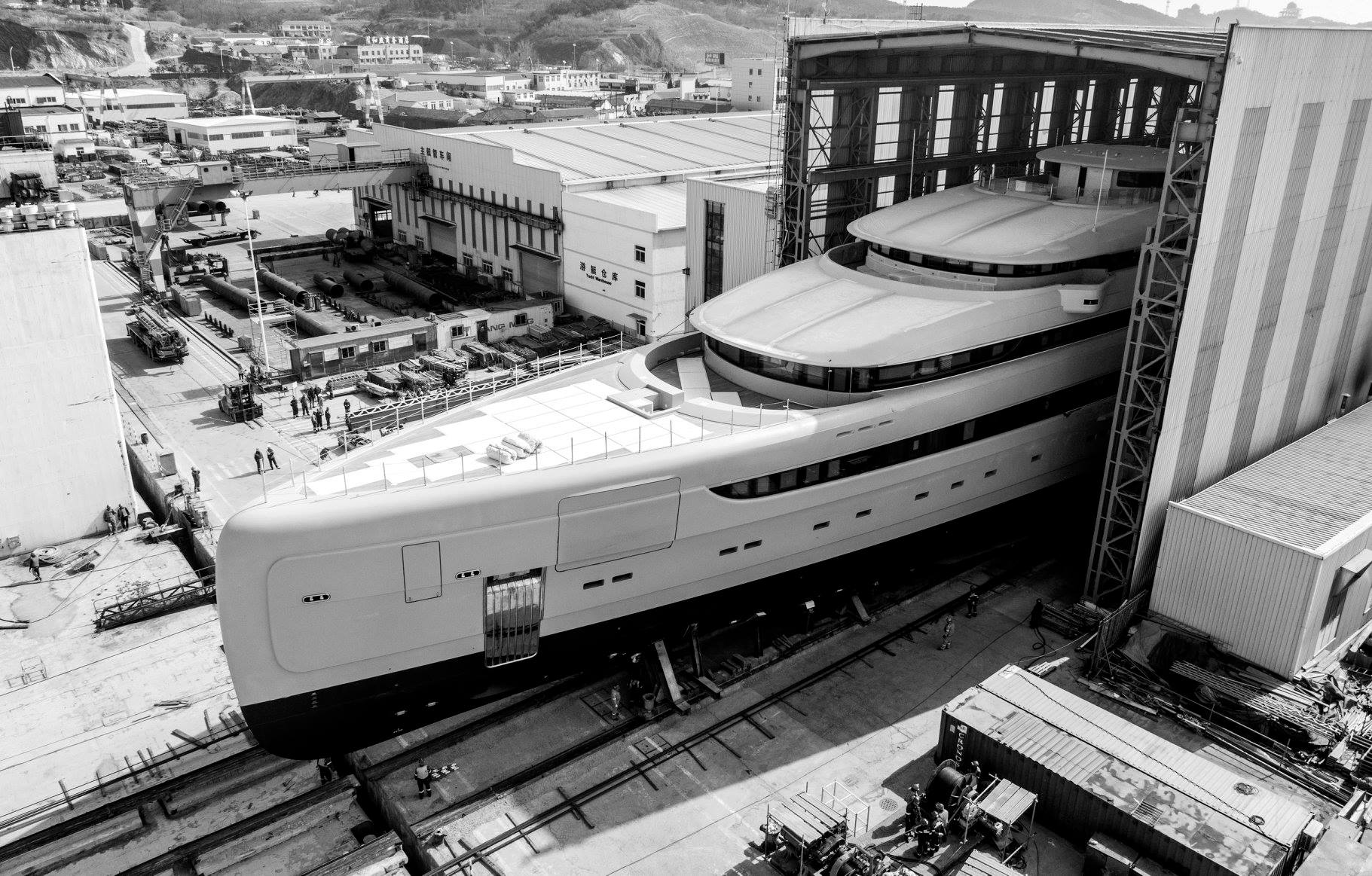 Illusion Plus at the Pride Mega Yacht shipyard.jpg