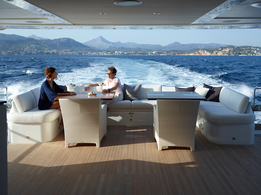 Motor Yacht IMPERIAL PRINCESS BEATRICE by Sunseeker - Aft Deck Socialising.jpg