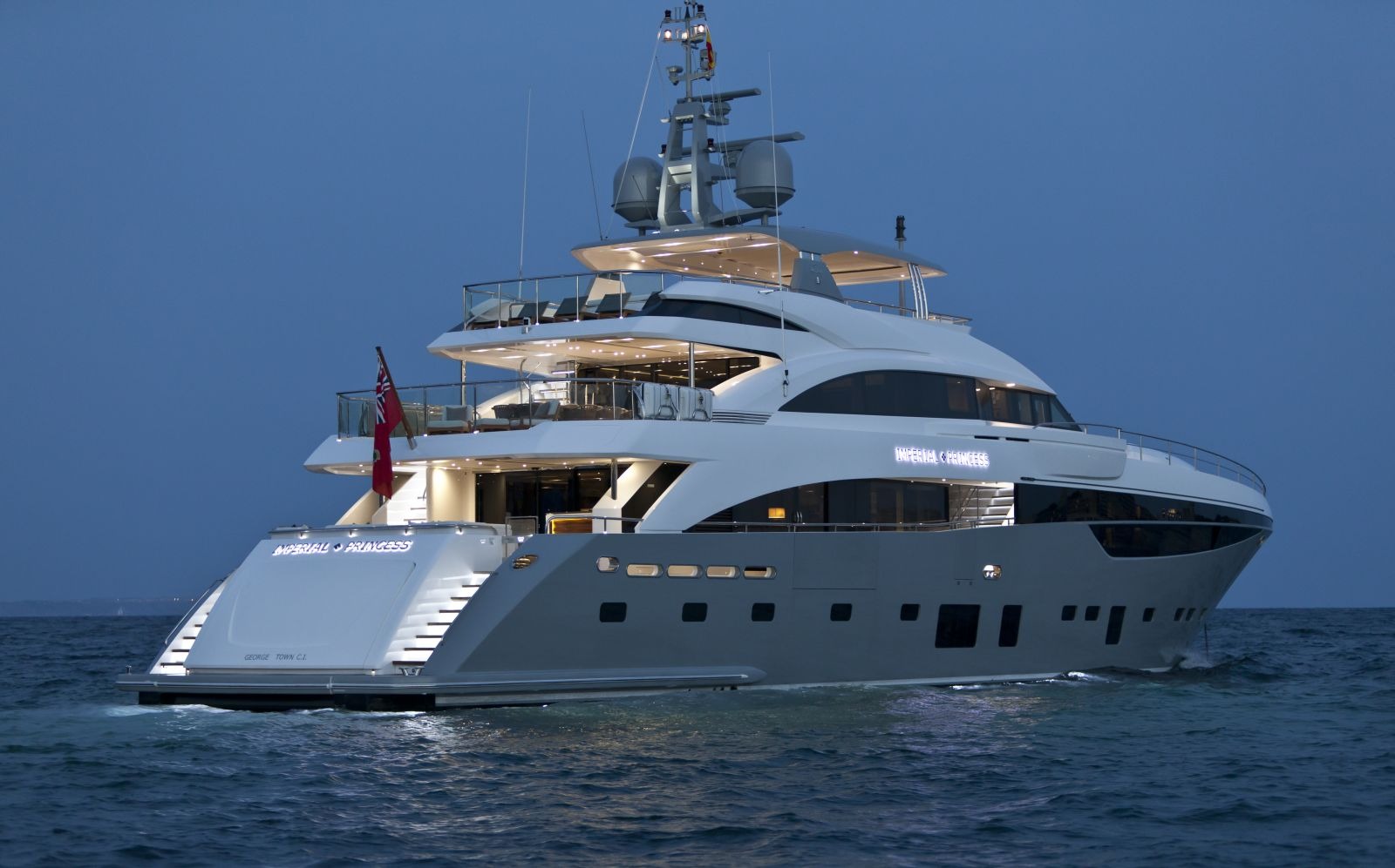Motor Yacht IMPERIAL PRINCESS BEATRICE by Sunseeker - Aft Profile Underway.jpg