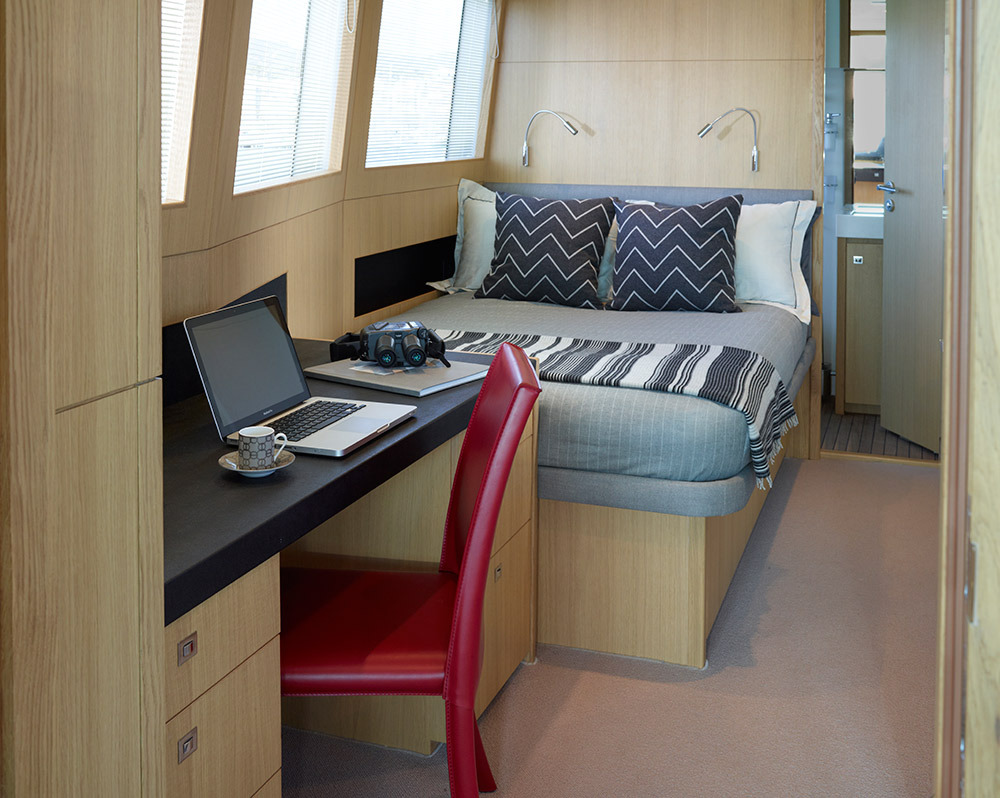 Motor Yacht IMPERIAL PRINCESS BEATRICE by Sunseeker - Captain's Cabin.jpg